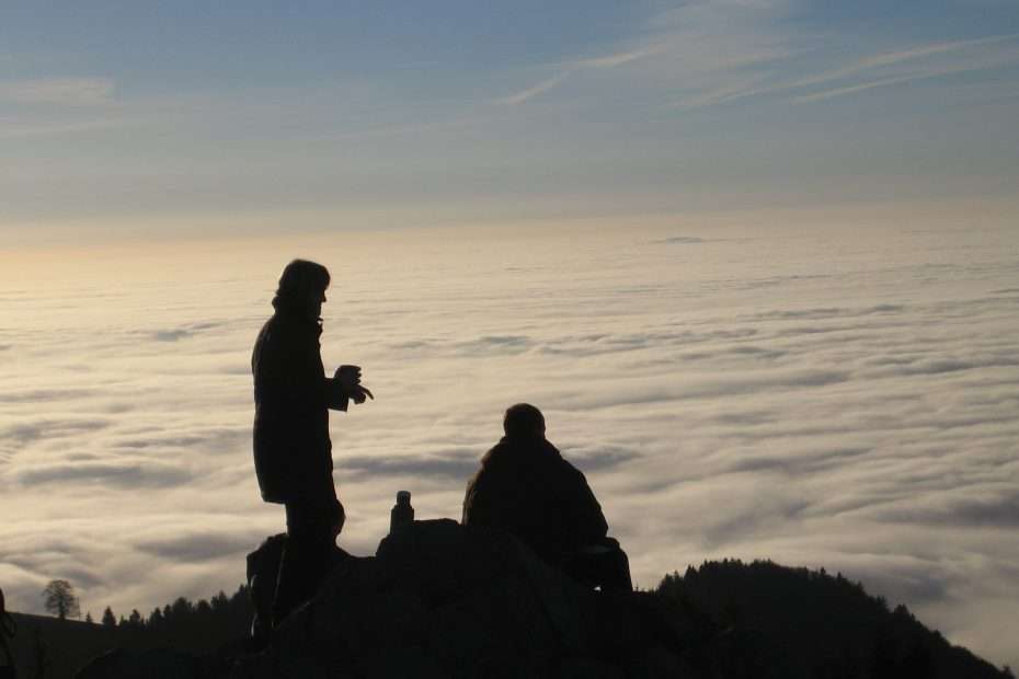 Inversionswetter auf dem Schauinsland