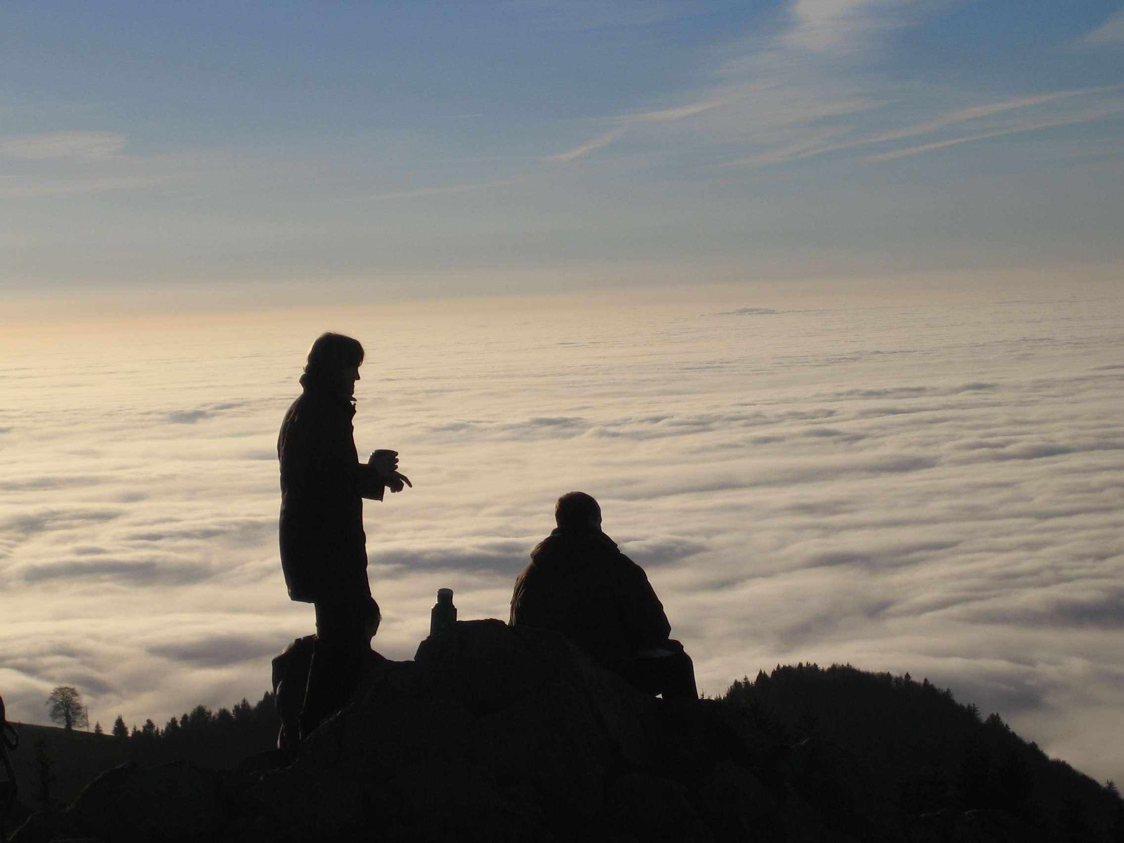 Inversionswetter auf dem Schauinsland